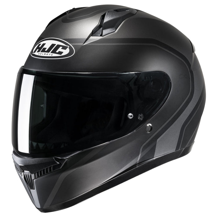 HJC C10 Elie Youth Motocross Helmet in Semi-flat Black/Gray