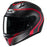 HJC C10 Elie Youth Motocross Helmet in Semi-flat Black/Red