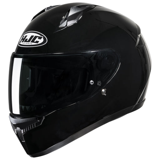 HJC C10 Solid Youth Motocross Helmet in Black