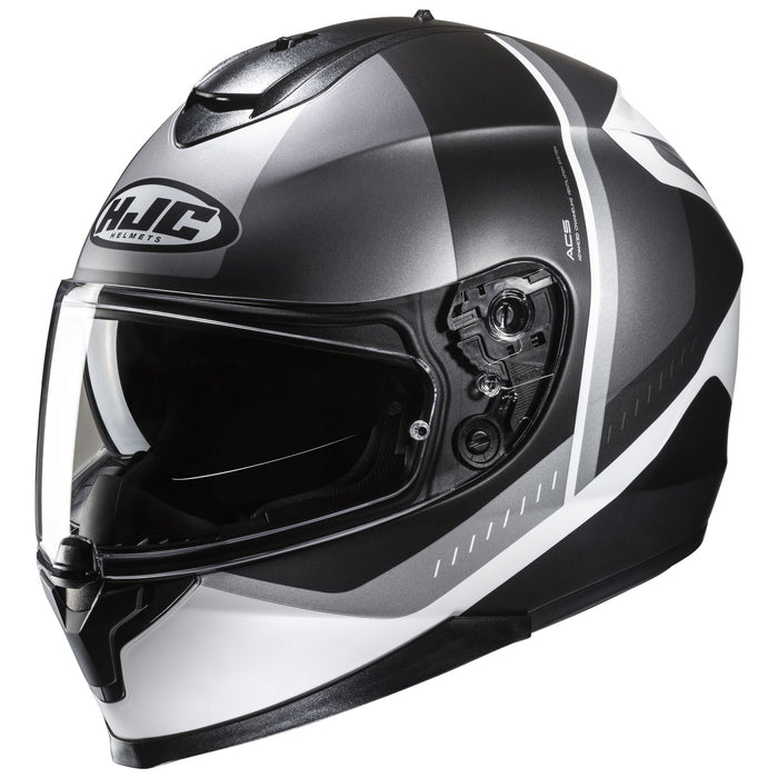 HJC C70 Alia Helmet in Semi-flat White/Black