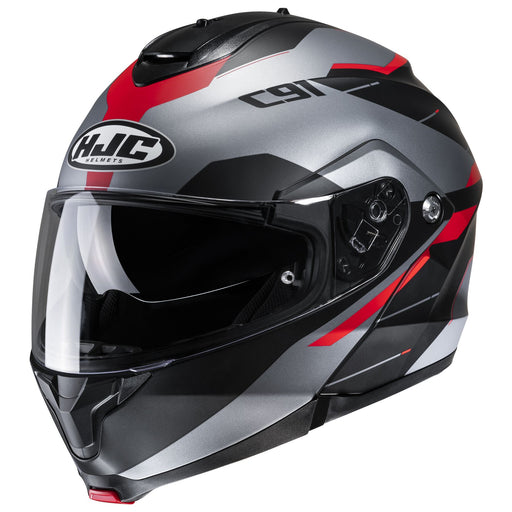 HJC C91 Karan Helmet in Black/Red