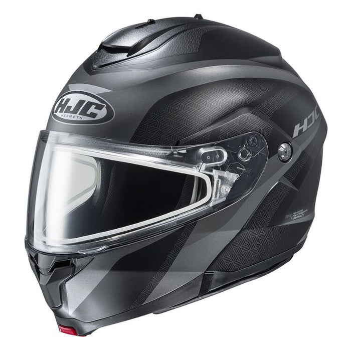 HJC C91 EC Taly Helmet in Semi-flat Black/Silver 2022