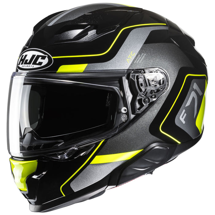 HJC F71 Arcan Helmet in Black/Hi-Viz