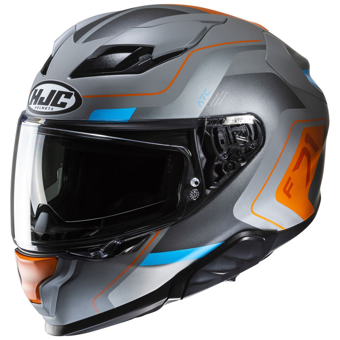 HJC F71 Arcan Helmet in Semi-flat Gray/Orange