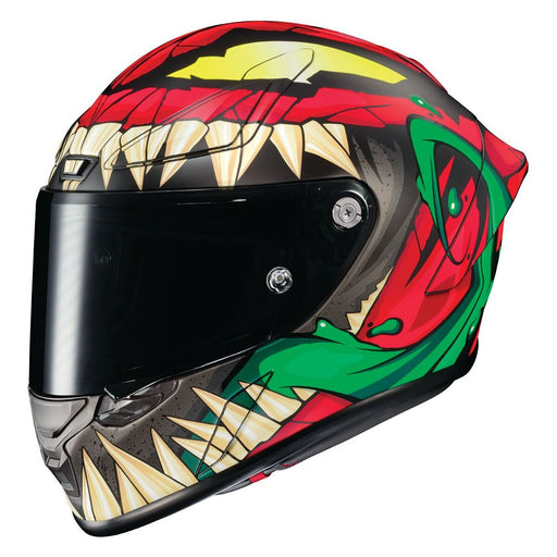 HJC RPHA 1N Toxin Helmet in Red/Black/Green