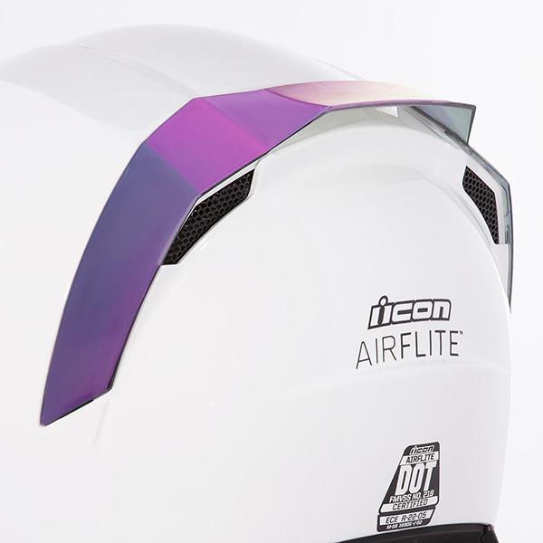 Icon Airflite Rear Spoilers Motorcycle Helmets Icon RST Purple 
