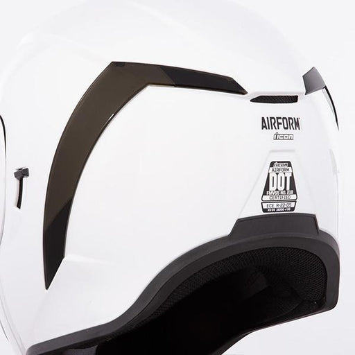 Icon Airform Rear Spoilers Motorcycle Helmets Icon Smoke 