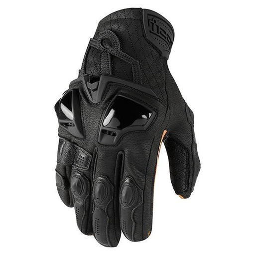 Icon Hypersport Short Gloves Men's Motorcycle Gloves Icon Black S 