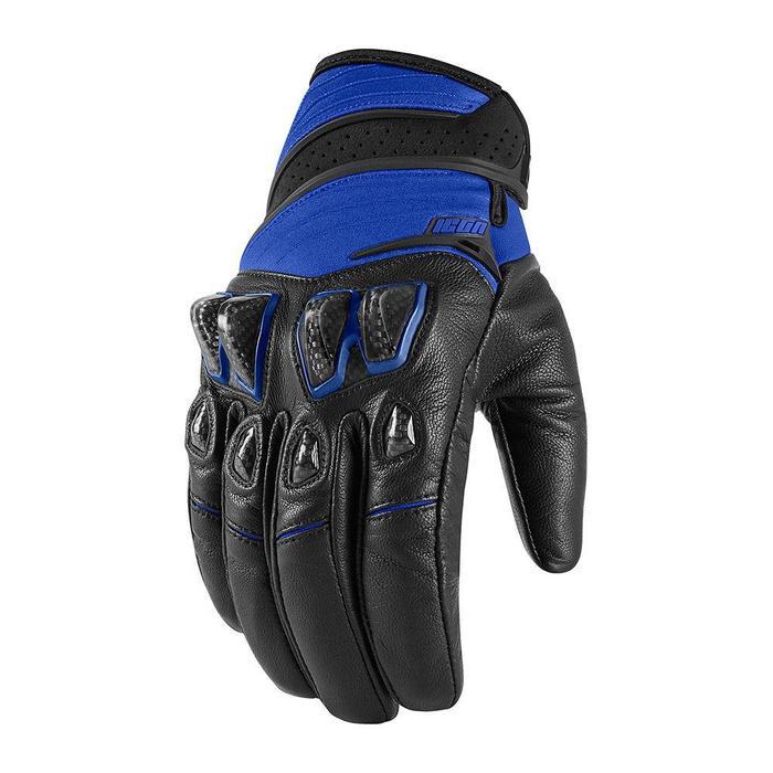 Icon Konflict Gloves Men's Motorcycle Gloves Icon Blue S 