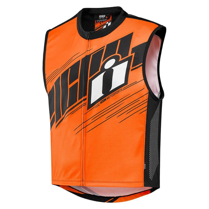 Icon Mil-Spec 2 Vests Men's Motorcycle Jackets Icon Hi-viz Orange S/M 