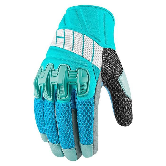 Icon Women's Overlord 2 Gloves Women's Motorcycle Gloves Icon Blue XS 