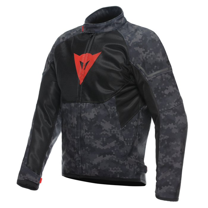 Dainese Ignite Air Tex Jacket in Camo/Black/Fluo Red