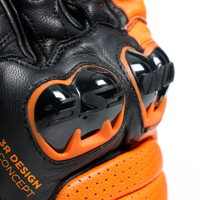 Dainese Impeto Gloves in Black/Flame Orange