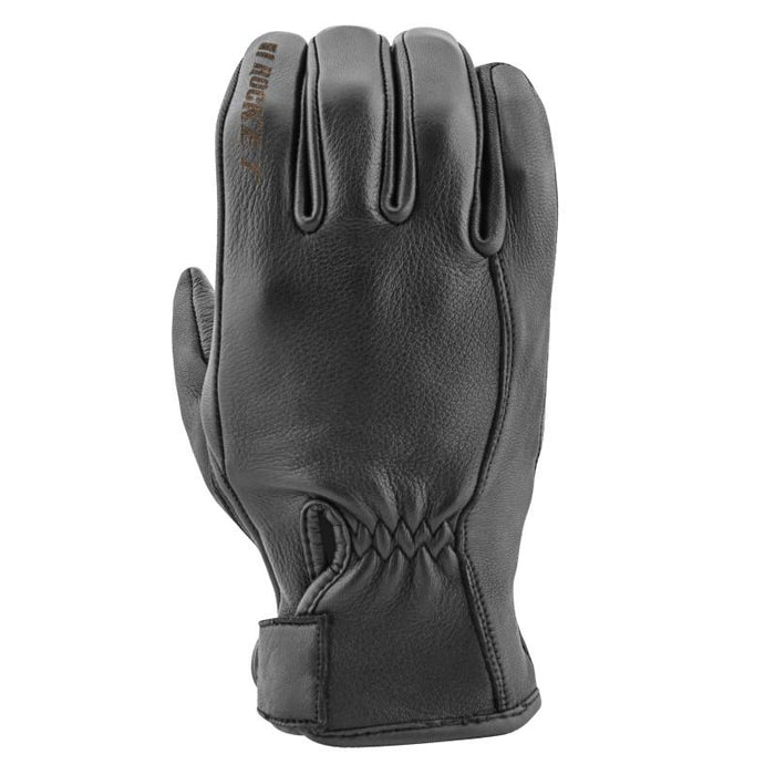 JOE ROCKET Men's 67 Deer Skin Leather Gloves Men's Motorcycle Gloves Joe Rocket Black S