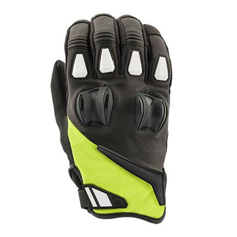 JOE ROCKET Men's Atomic Textile Gloves Men's Motorcycle Gloves Joe Rocket Hi-Vis/Black S