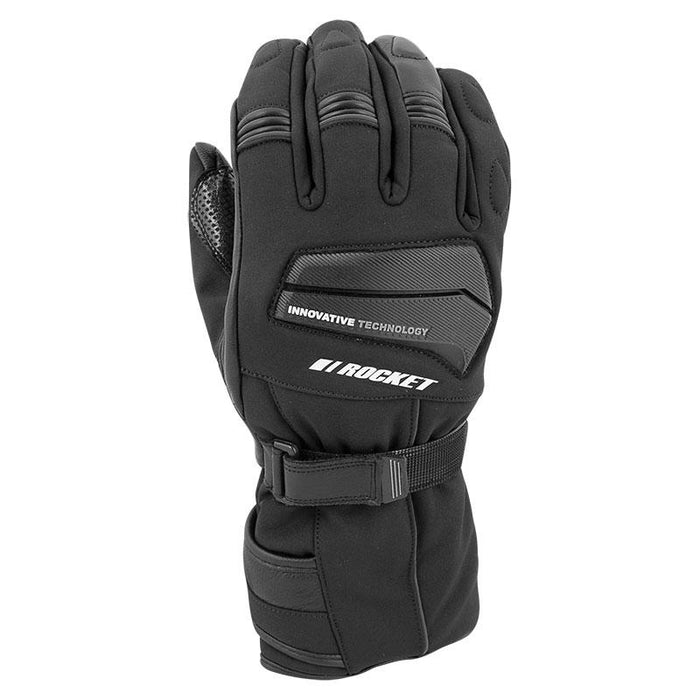 JOE ROCKET Men's Element Insulated Textile Gloves Men's Motorcycle Gloves Joe Rocket Black S