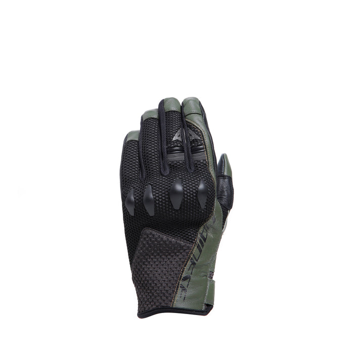 Dainese Karakum Ergo-tek Gloves in Black/Army Green