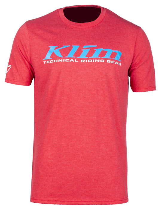KLIM K Corp Short Sleeve Tees Men's Casual Klim Red Frost - Vivid Blue SM