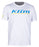 KLIM K Corp Short Sleeve Tees Men's Casual Klim White - Vivid Blue SM