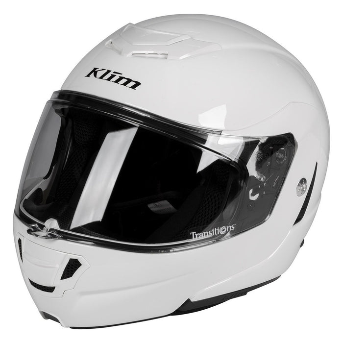 KLIM TK1200 Karbon Modular Helmets - ECE/DOT Motorcycle Helmets Klim Gloss White S 