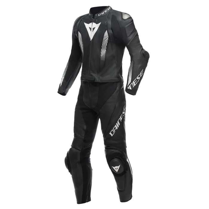 Dainese Laguna Seca 5 2 Pcs Leather Suit in Black/Black/White