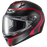 HJC C10 Elie With Dual-Lens Shield Snow Helmet in Semi-flat Black/Red