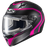 HJC C10 Elie With Dual-Lens Electric Shield Youth Motocross Helmet in Semi-Flat Black/Pink