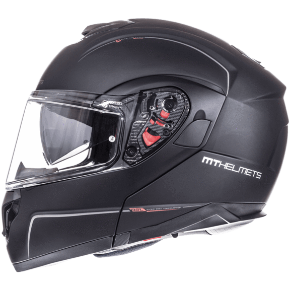 MT HELMETS ATOM SV Solid Helmets Motorcycle Helmets MT Helmets Matte Black XS 