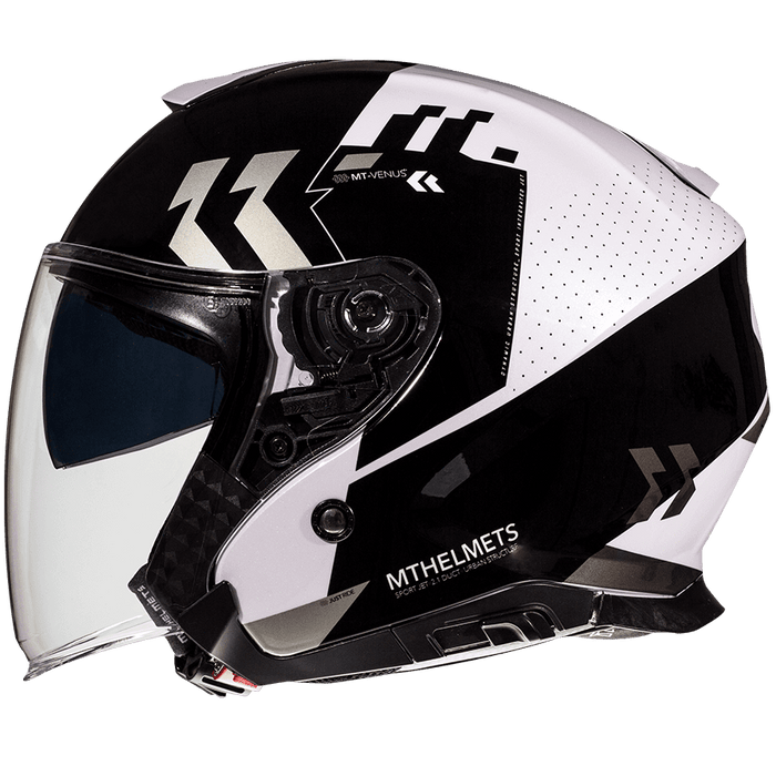 MT HELMETS ATOM SV Venus Helmets Motorcycle Helmets MT Helmets Grey XS 
