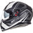MT HELMETS THUNDER 3 SV Trace Helmets Motorcycle Helmets MT Helmets Black/White XS 