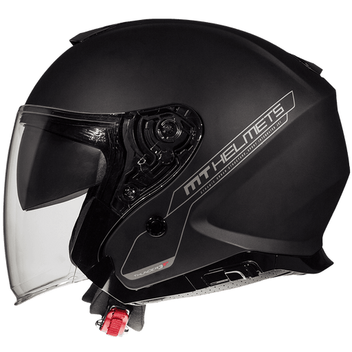 MY HELMETS THUNDER 3 SV JET Solid Helmet in Matte Black