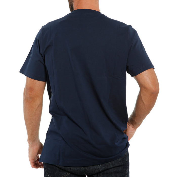 Dainese Paddock Long T-shirt in Black Iris/White