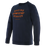 Dainese Paddock Sweatshirt in Black Iris/Flame Orange