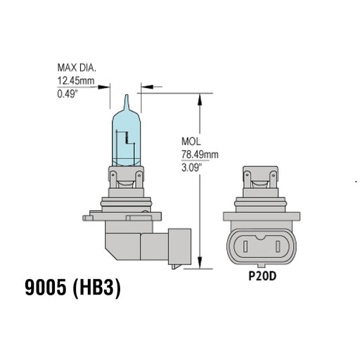 9005 (HB3) Headlight Bulbs