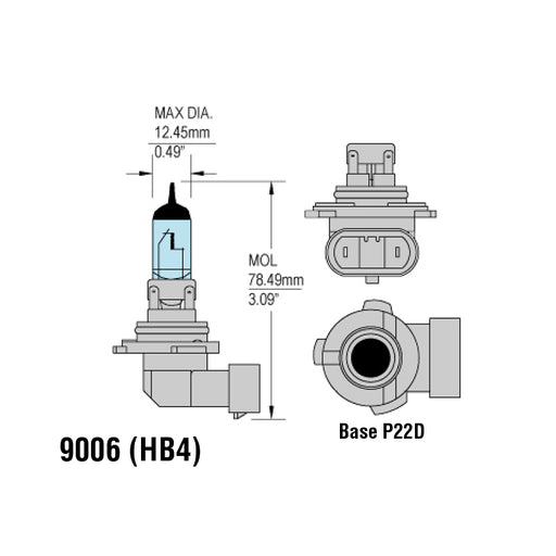 9006 (HB4) Headlight Bulbs