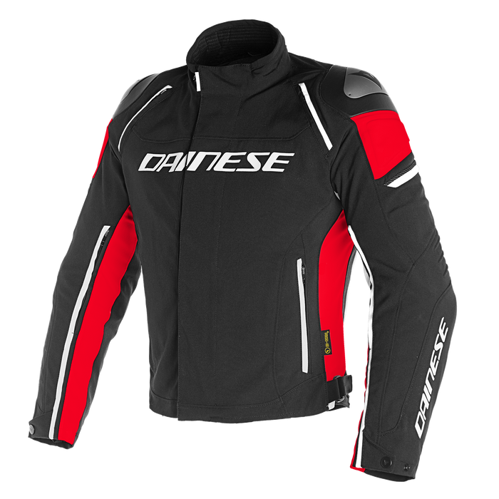 Dainese Racing 3 D-Dry Jacket in Black/Black/Red