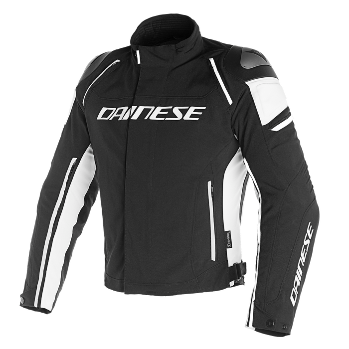 Dainese Racing 3 D-Dry Jacket in Black/Black/White