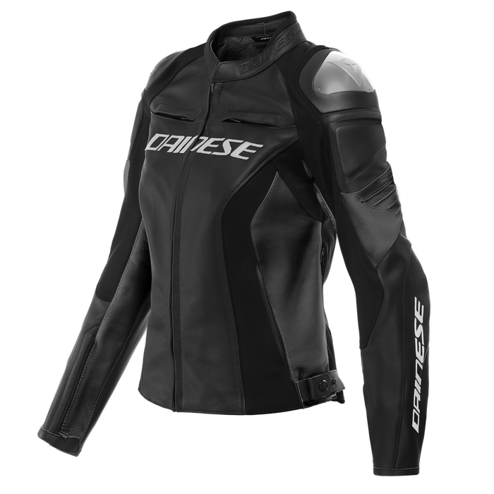 Dainese Racing 4 Lady Leather Jacket in Black