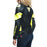 Dainese Racing 4 Lady Leather Jacket in Black/Fluo Yellow