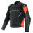 Dainese Racing 4 Leather Jacket in Black/Fluo Red