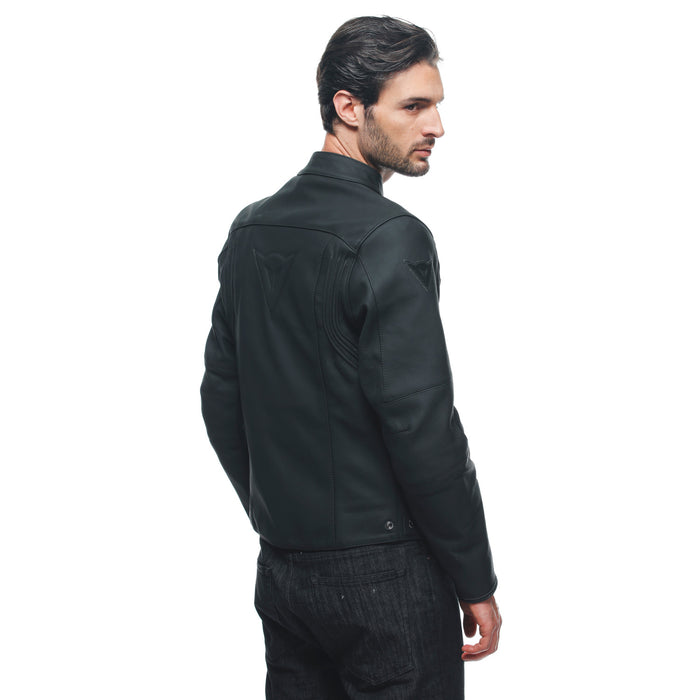 Dainese Razon 2 Leather Perf. Jacket in Black