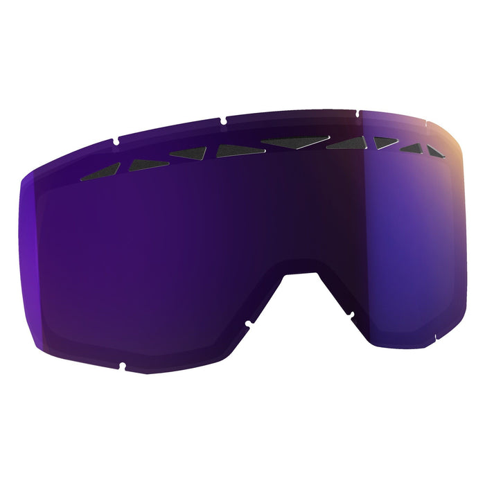 SCOTT Hustle/Tyrant/Split Double Standard Lens Motocross Goggles Scott Amplifier Purple Chrome ACS 