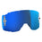 SCOTT Hustle/Tyrant/Split Single Works Lens Motocross Goggles Scott Electric Blue Chrome 
