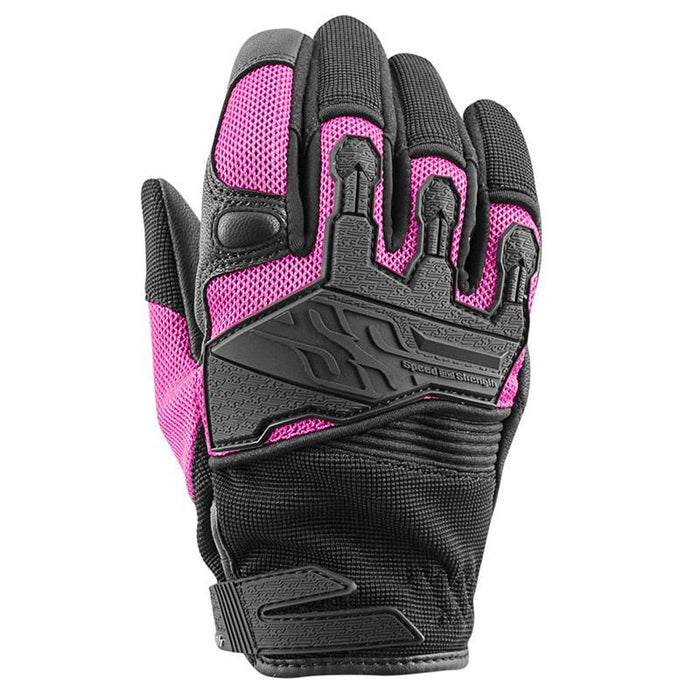 SPEED AND STRENGTH Women's Backlash™ Mesh Gloves Women's Motorcycle Gloves SPEED AND STRENGTH Pink S 