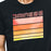 Dainese Stripes T-shirt in Black/Red
