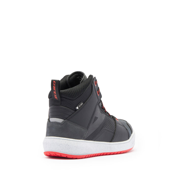 Dainese Suburb D-WP Shoes in Black/White/Red