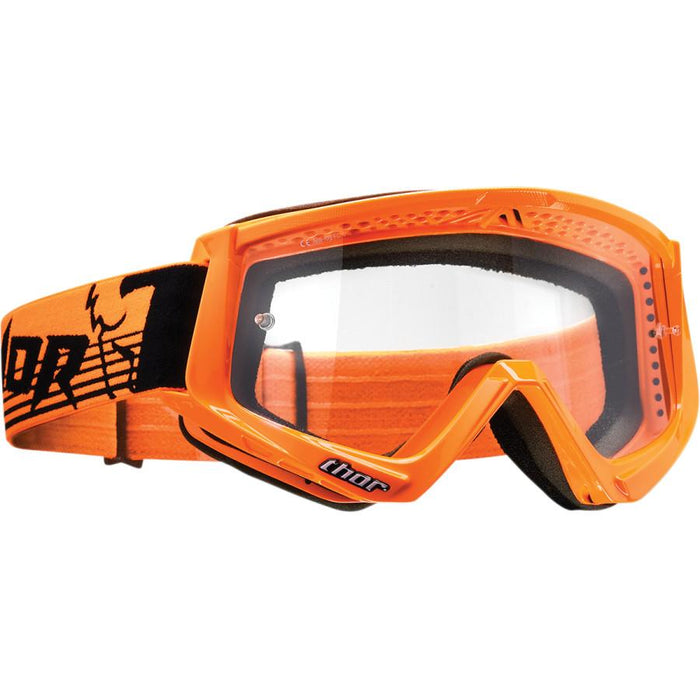 Thor Conquer Goggles Motocross Goggles Thor Fluorescent Orange 