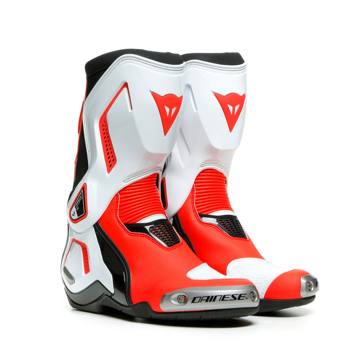 Dainese Torque 3 Out Lady Boots in Black/White/Fluo Red