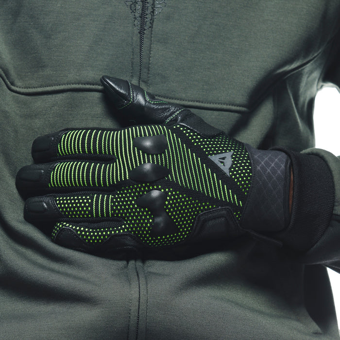 Dainese Unruly Ergo-Tek Gloves in Anthracite/Army Green