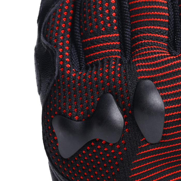 Dainese Unruly Ergo-Tek Gloves in Black/Fluo Red
